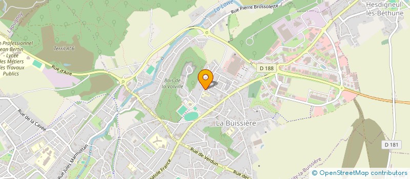 localisation de l'entreprise DES HAYETTES à BRUAY-LA-BUISSIERE