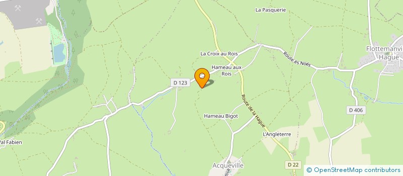 localisation de l'entreprise DES HELEINES  LA HAGUE