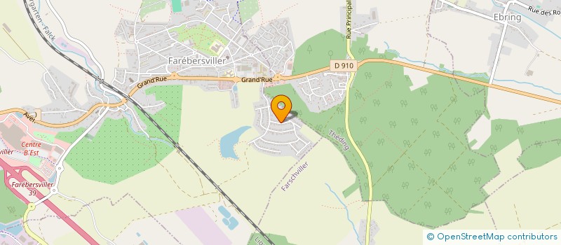 localisation de l'entreprise DES HETRES  FAREBERSVILLER