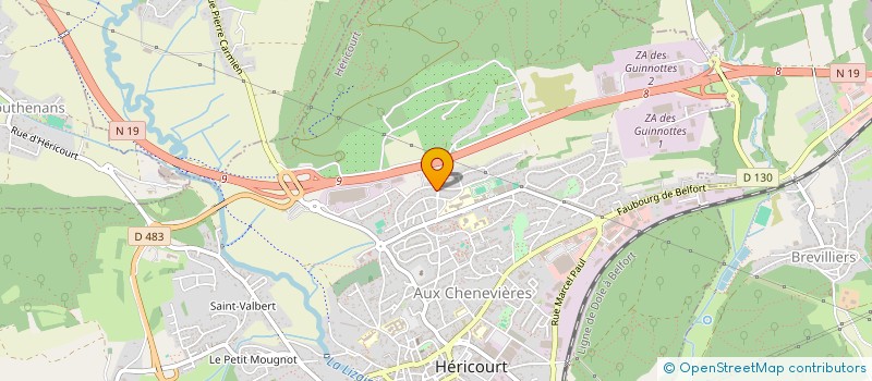 localisation de l'entreprise DES HIBISCUS  SECENANS