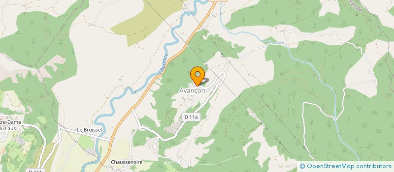 localisation de l'entreprise DES HIRONDELLES à CHORGES