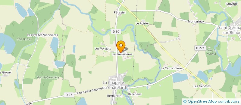 localisation de l'entreprise DES HIRONDELLES à LA CHAPELLE-DU-CHATELARD
