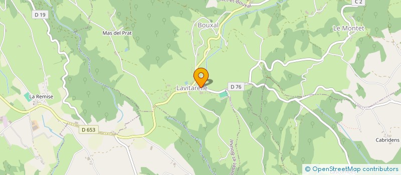 localisation de l'entreprise DES HIRONDELLES  MONTET ET BOUXAL
