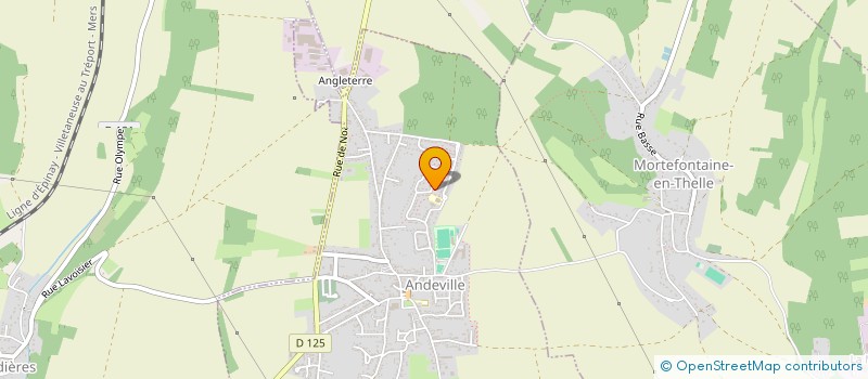 localisation de l'entreprise DES HIRONDELLES  ANDEVILLE