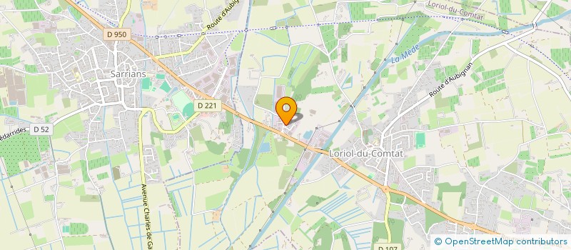 localisation de l'entreprise DES HIRONDELLES  LORIOL-DU-COMTAT