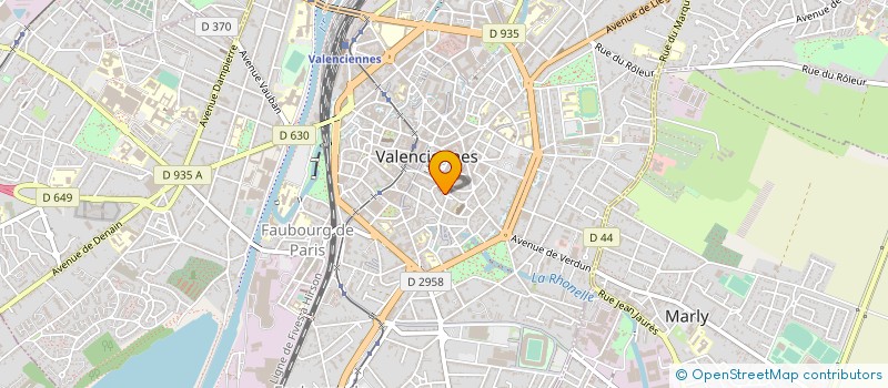 localisation de l'entreprise DES HISTOIRES D'ART  VALENCIENNES