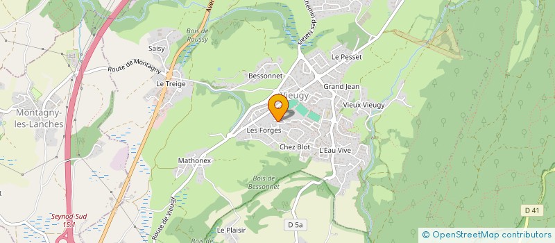 localisation de l'entreprise DES HOMMES ET DES VOIX à ANNECY