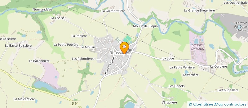 localisation de l'entreprise DES HOMMES, LE BATIMENT ET SES SERVICES  SEVREMOINE