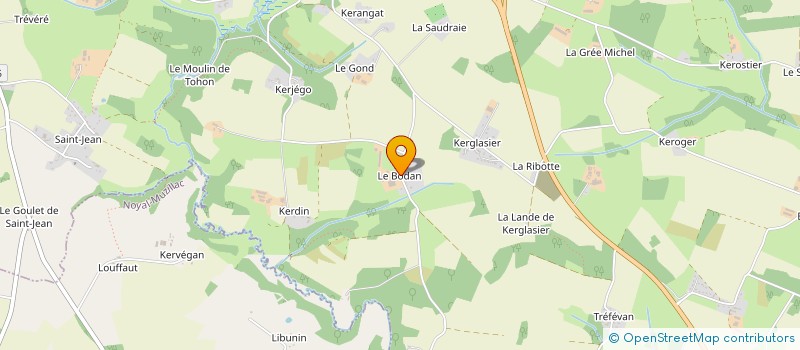 localisation de l'entreprise DES HORTENSIAS à QUESTEMBERT