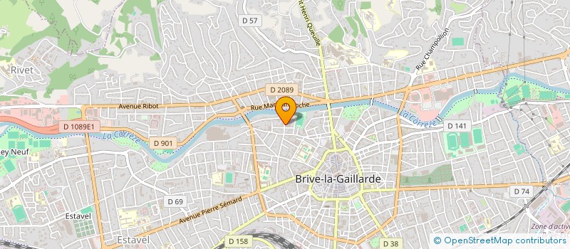 localisation de l'entreprise DES HOTELS A PART  BRIVE-LA-GAILLARDE