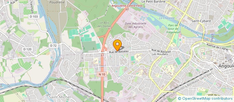 localisation de l'entreprise DES HYDRES ATHEES  ANGOULEME