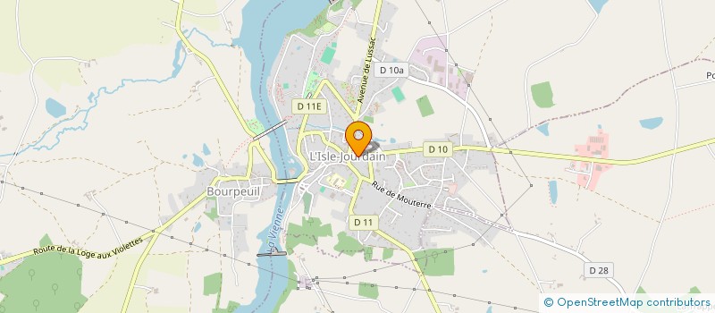localisation de l'entreprise DES IDEES A LA BOUTIQUE D'A COTE à L'ISLE-JOURDAIN