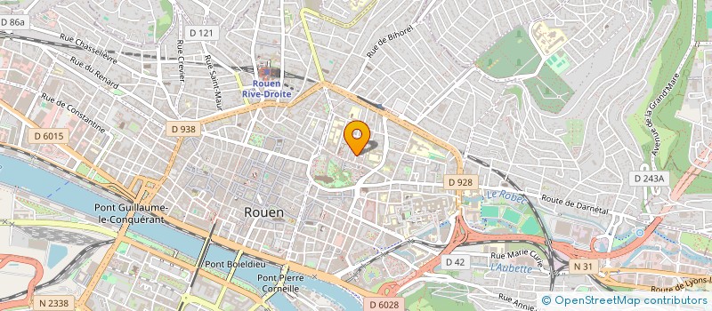 localisation de l'entreprise DES IDEES DANS LA TETE à ROUEN