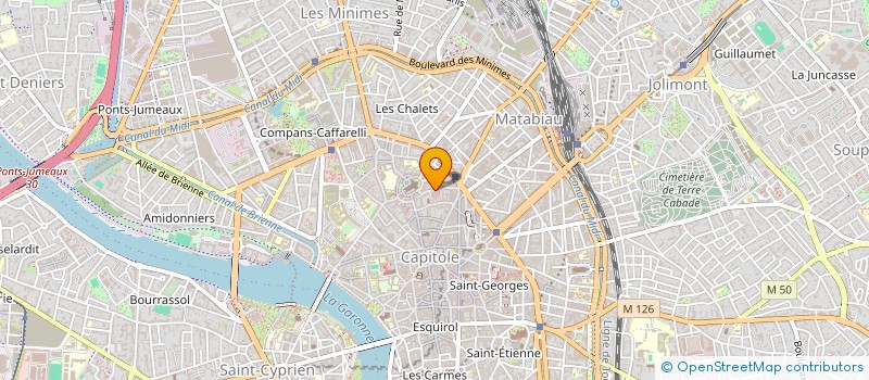 localisation de l'entreprise DES IDEES ET DES ACTES OCCITANIE à TOULOUSE