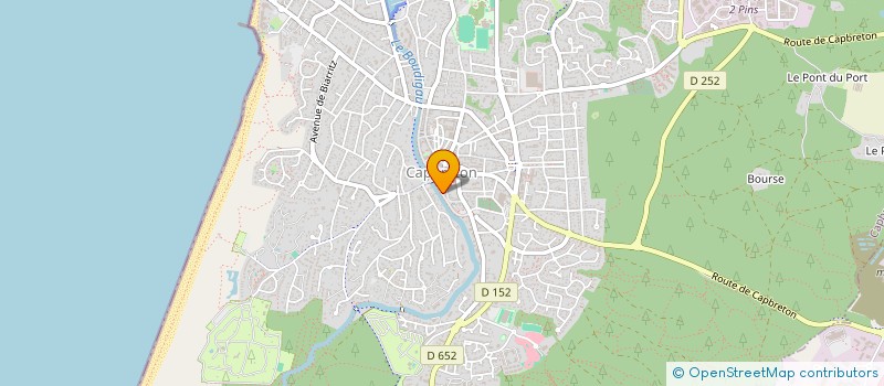 localisation de l'entreprise DES IDEES GOURMANDES  CAPBRETON