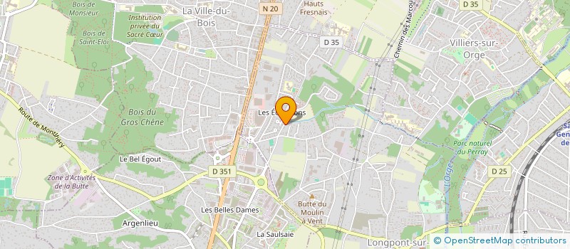 localisation de l'entreprise DES IDYLLES à LONGPONT-SUR-ORGE