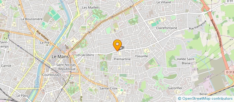 localisation de l'entreprise DES IFS  LE MANS