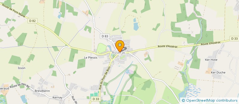 localisation de l'entreprise DES ILES à ASSERAC