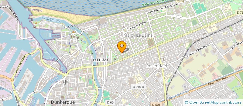 localisation de l'entreprise DES ILES à DUNKERQUE