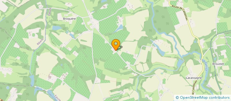 localisation de l'entreprise DES ILES  EAUZE