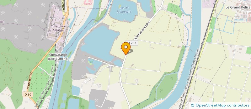 localisation de l'entreprise DES ILES  CHATEAUNEUF-DU-RHONE