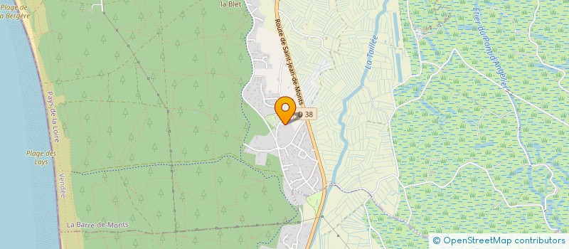 localisation de l'entreprise DES ILES  LA BARRE-DE-MONTS