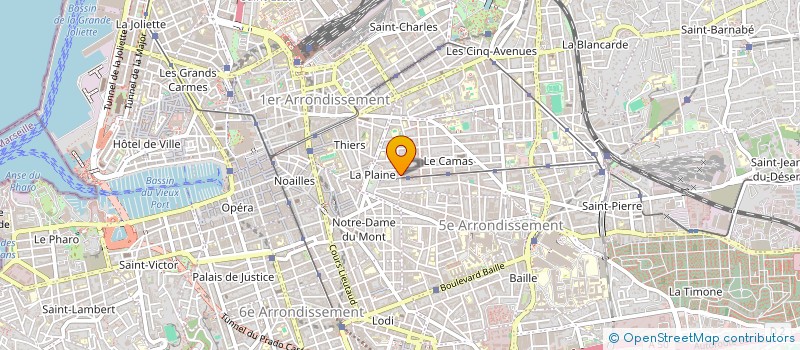localisation de l'entreprise DES ILES IMMO à MARSEILLE