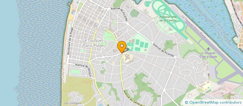 localisation de l'entreprise DES INDES NOIRES à LE TOUQUET-PARIS-PLAGE