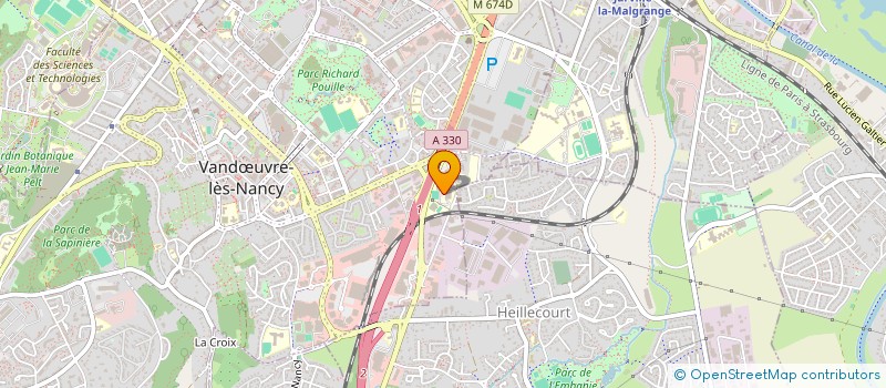 localisation de l'entreprise DES INGEIEURS ESSTIN  VANDUVRE-LES-NANCY