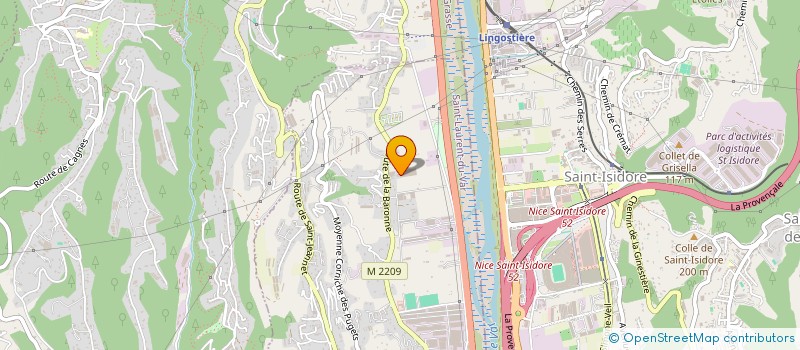 localisation de l'entreprise DES ISCLES BOTTA MICHEL ET DENISE à SAINT-LAURENT-DU-VAR