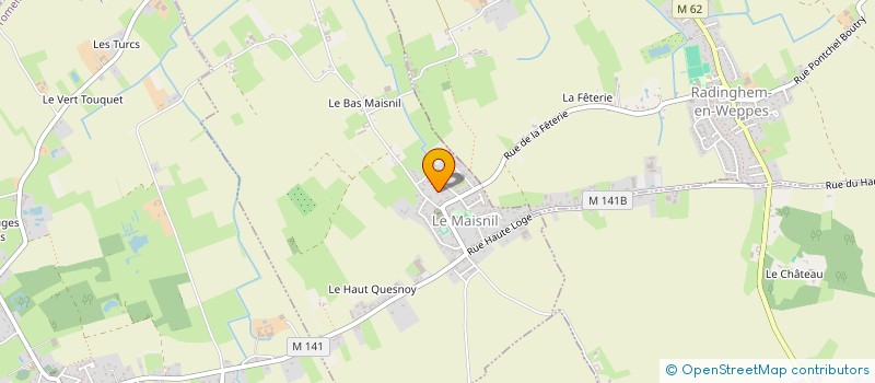 localisation de l'entreprise DES ISSAMBRES à LE MAISNIL