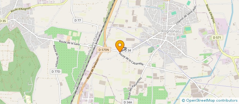 localisation de l'entreprise DES ISSARDS  ROGNONAS