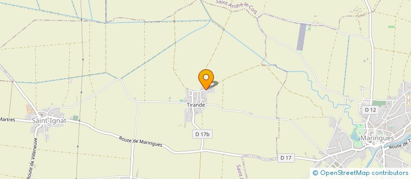 localisation de l'entreprise DES JALLADES  SAINT-IGNAT