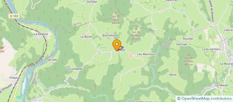localisation de l'entreprise DES JAMILLOUX à BEAULIEU