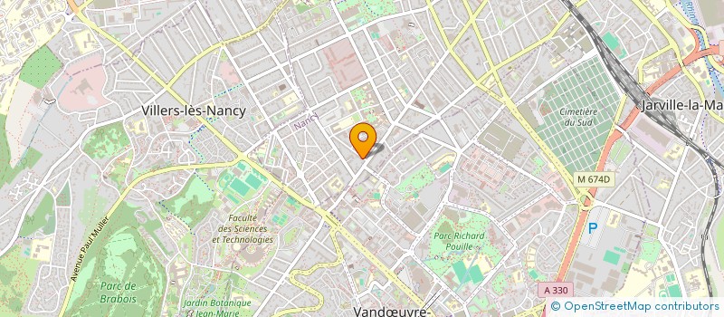 localisation de l'entreprise DES JARDINIERS  NANCY