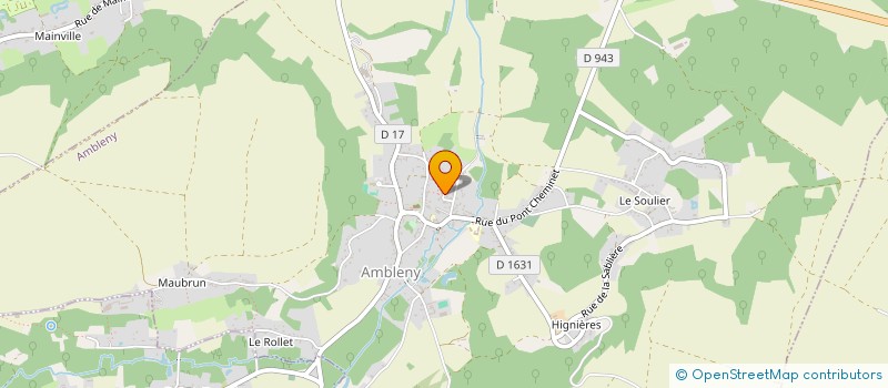 localisation de l'entreprise DES JARDINS à AMBLENY