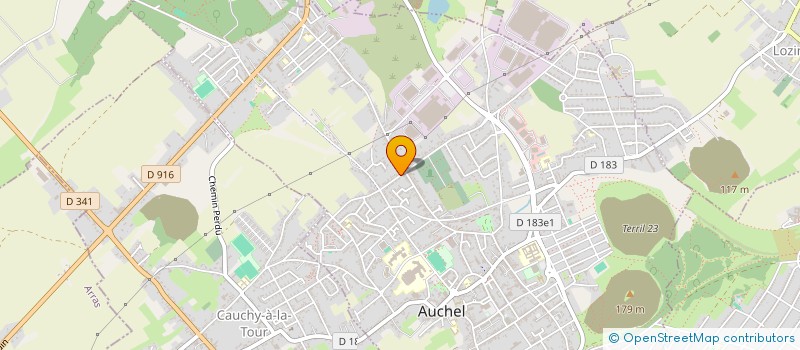 localisation de l'entreprise DES JARDINS DE COURTRAI  AUCHEL
