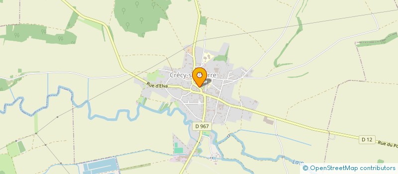 localisation de l'entreprise DES JARDINS DE DERRIERE LE BOIS  CRECY-SUR-SERRE