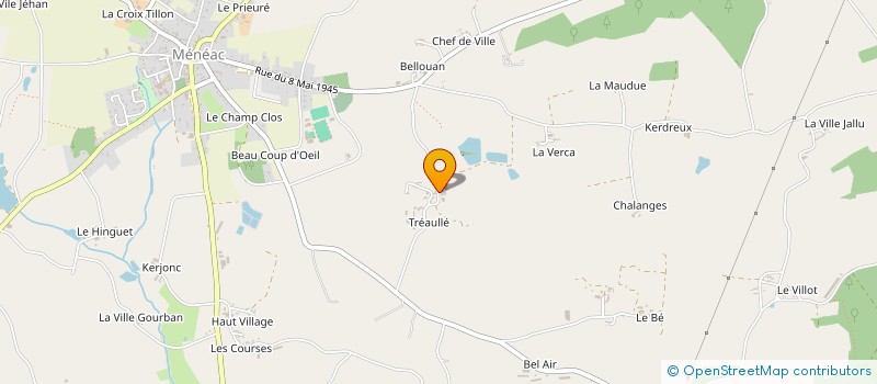 localisation de l'entreprise DES JEANNETS  MENEAC