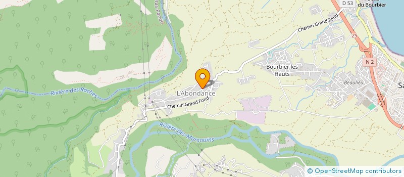 localisation de l'entreprise DES JEUNES EN MOUVEMENT à SAINT-BENOIT