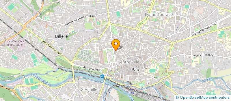 localisation de l'entreprise DES JEUX POUR TOUS à PAU
