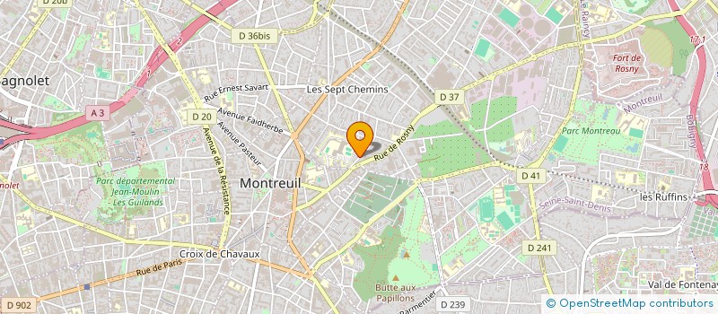 localisation de l'entreprise DES JEUX POUR UN MONDE MEILLEUR à MONTREUIL