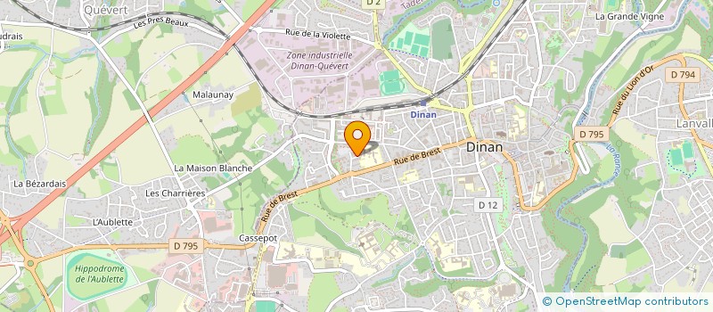 localisation de l'entreprise DES JOIES CAFE CERAMIQUE à DINAN