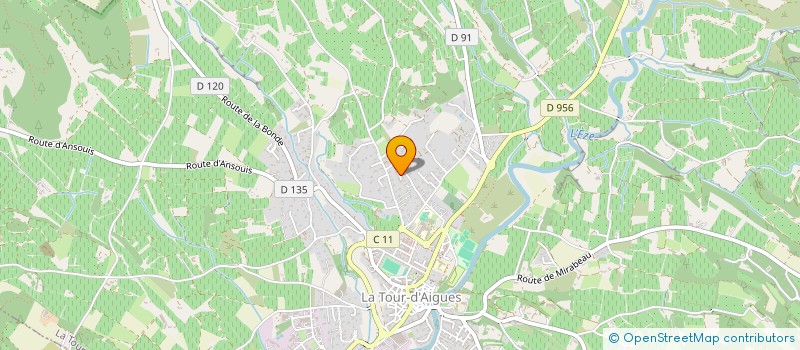 localisation de l'entreprise DES JOURDANS  LA TOUR-D'AIGUES