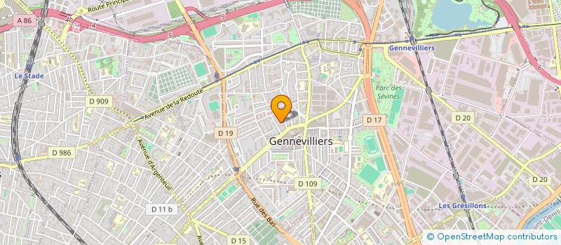 localisation de l'entreprise DES JOURS MEILLEURS... à GENNEVILLIERS