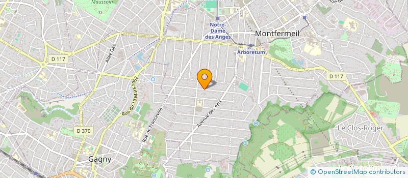 localisation de l'entreprise DES JUMELES à MONTFERMEIL