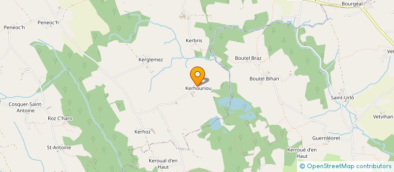 localisation de l'entreprise DES KAOLINS à GUISCRIFF