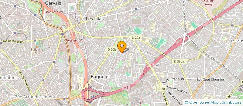 localisation de l'entreprise DES KILOMETRES DE CABLES à BAGNOLET