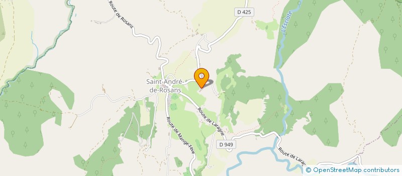 localisation de l'entreprise DES L'AUTHENTIQUES à SAINT-ANDRE-DE-ROSANS
