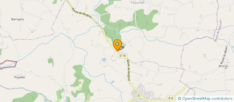 localisation de l'entreprise DES LACS  SAINT-AUBIN